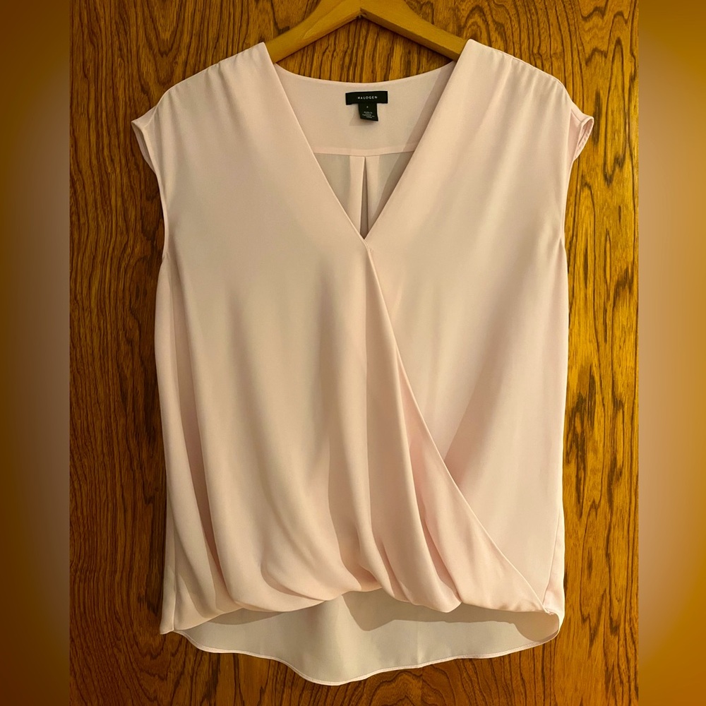 Rose Pink Draped Shirt